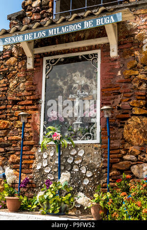 Notre Dame du Mont Carmel La Virgen del Carmen dans l'île de Taboga Panama Banque D'Images