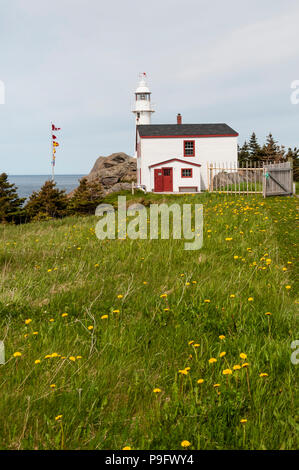 Le phare de Lobster Cove Head, près de Rocky Harbour, Terre-Neuve Banque D'Images