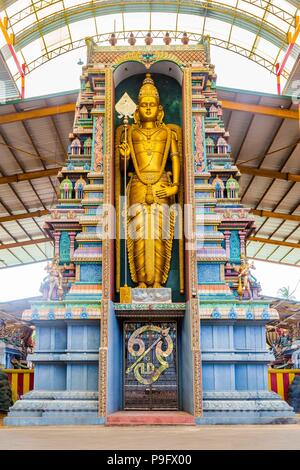 Chilaw, Sri Lanka - Juillet, 25, 2017;la façade statue- le golden Banque D'Images