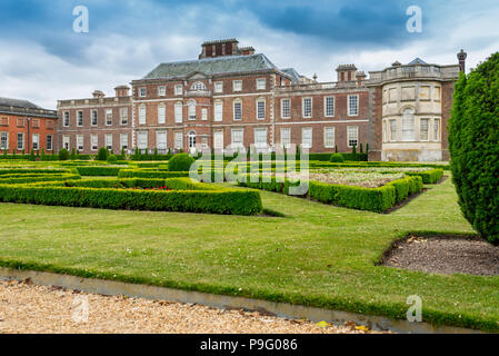 Wimpole Hall, une maison de campagne située dans Wimpole Estate, Cambridgeshire, Angleterre la propriété du National Trust Banque D'Images