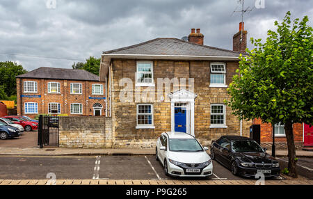 Maison Cameo et l'ancienne école de Hungerford, Berkshire, Royaume-Uni prises le 17 juillet 2018 Banque D'Images