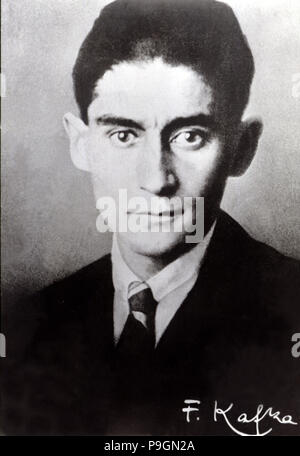 Franz Kafka (1883-1924), écrivain tchèque. Banque D'Images