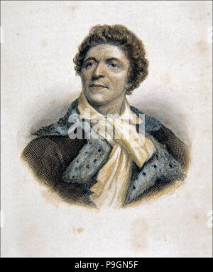 Jean-Paul Marat (1743-1793), homme politique français. Banque D'Images