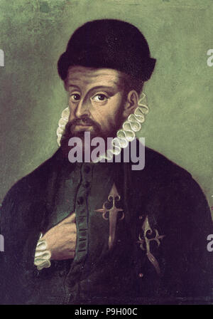 Francisco Pizarro (1478-1541), conquistador espagnol. Banque D'Images