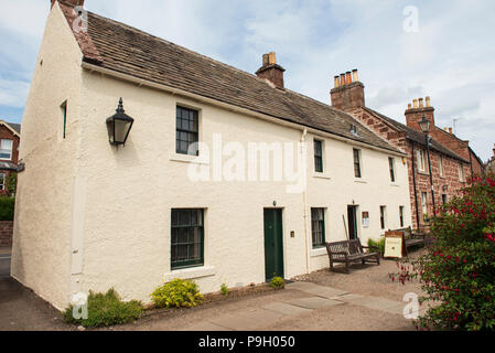 Maison natale de J. M. Barrie, auteur de Peter Pan, Kirriemuir, Angus en Écosse. Banque D'Images