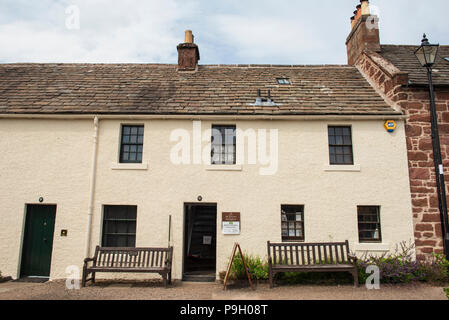 Maison natale de J. M. Barrie, auteur de Peter Pan, Kirriemuir, Angus en Écosse. Banque D'Images