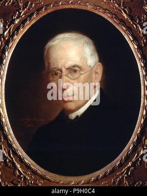 Juan Eugenio Hartzenbusch (1806-1880), écrivain espagnol. Banque D'Images