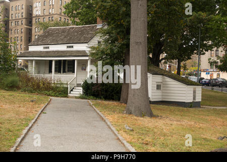 Cottage d'Edgar Allan Poe Fordham Bronx New York City Banque D'Images