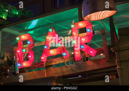 Bar ouvrir une vieille ville Waisenhausplatz Berne Suisse Banque D'Images