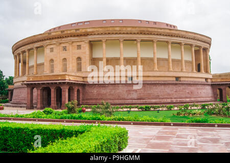 Le parlement de l'Inde, petite copie de parlement à Gujarat-India Banque D'Images