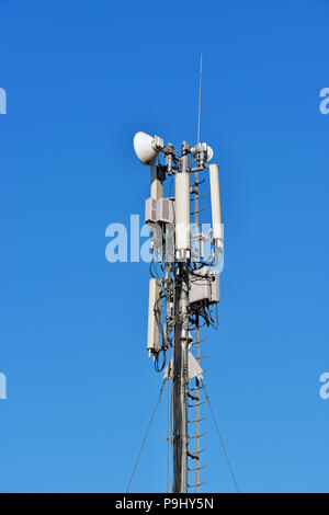 Mât de téléphonie mobile Banque D'Images