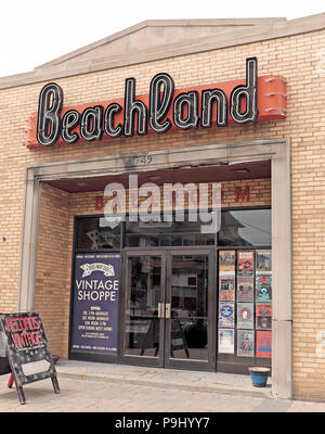 L 'Beachland Ballroom' dans le quartier de Waterloo, Cleveland, Ohio, USA est un live-musique éclectique attire et dynamique des bandes. Banque D'Images