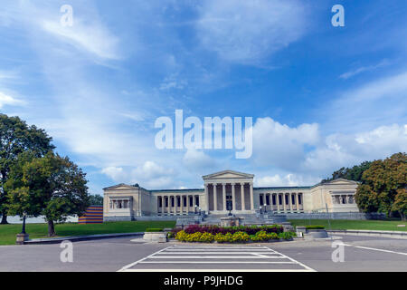 L'extérieur de l'Albright-Knox Art Gallery, Buffalo, New York, USA, Amérique du Nord, Banque D'Images