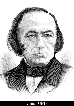 CLAUDE BERNARD (1813-1878) physiologiste français Banque D'Images