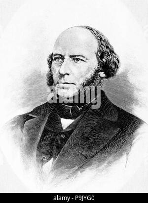 JOHN ERICSSON (1803-1889) ingénieur Swedish-American Banque D'Images