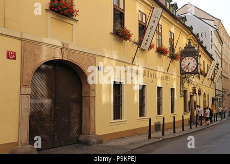 Le restaurant U FLEKŮ Křemencova, brasserie et, Nové Město (Nouvelle ville), Prague, Tchéquie (République tchèque), de l'Europe Banque D'Images