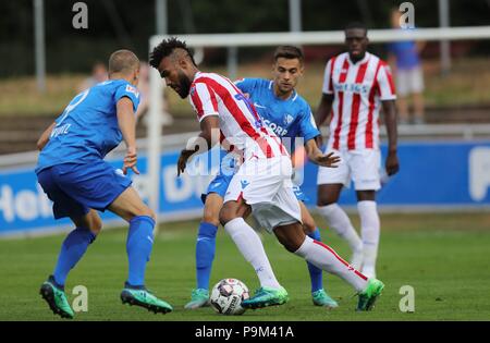 Firo : 18.07.2018, Football, 2.Bundesliga, la saison 2018/2019, VfL Bochum - Stoke City à Rheine Eric Maxim Choupo-Moting, Stoke | conditions dans le monde entier Banque D'Images