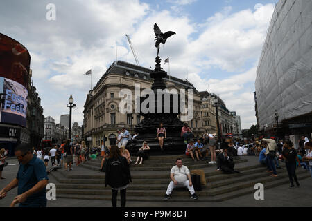 Londres, Royaume-Uni. 19 juillet 2018. Westend - Piccadilly Circus, Londres, Royaume-Uni 19 Juillet 2018. Credit Photo : Alamy/Capital Live News Banque D'Images