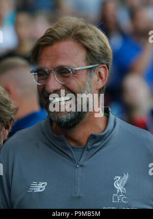 Ewood Park, Blackburn, Royaume-Uni. 19 juillet, 2018. Pré saison friendly football, les Blackburn Rovers contre Liverpool, Liverpool manager Jurgen Klopp avant le jeu : Action Crédit Plus Sport/Alamy Live News Banque D'Images