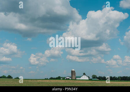 Les terres agricoles du comté de Lancaster Banque D'Images