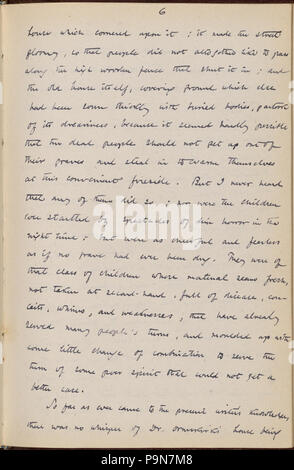 9 médecin (Grimshawe's Secret). Les chapitres 1 - 7 dans la main de Julian Hawthorne. Non daté (NYPL)15823745-5049964 b Banque D'Images
