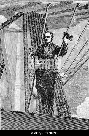 143 Appletons' Farragut David Glasgow Farragut - est entrée dans la baie de Mobile par William Page Banque D'Images
