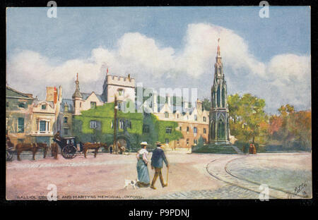 175 Mémorial des martyrs et au Balliol College, Oxford (NPAR) 439079 Banque D'Images