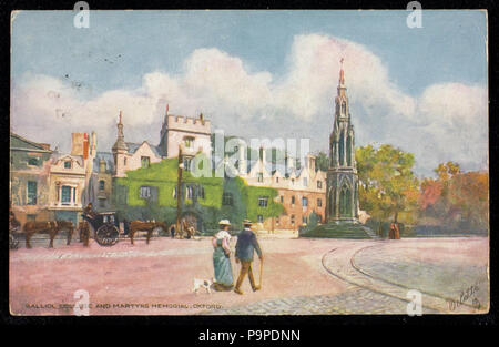 175 Mémorial des martyrs et au Balliol College, Oxford. Npar (437872) Banque D'Images