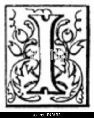 Bloc 211 Lettre I Banque D'Images