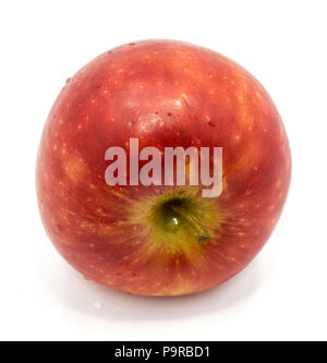 Un ensemble de la pomme Kanzi isolé sur fond blanc Banque D'Images