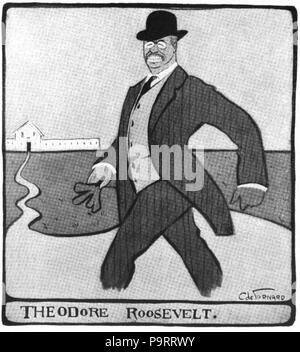 280 Caricature de Theodore Roosevelt Banque D'Images