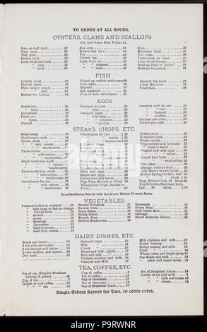 Le dîner (563) détenus par ST. NICHOLAS HOTEL (à) "WASHINGTON PLACE ET MERCER STREET, (NY)" (hôtel ;) (NYPL)-272342-4000007299 Hades Banque D'Images