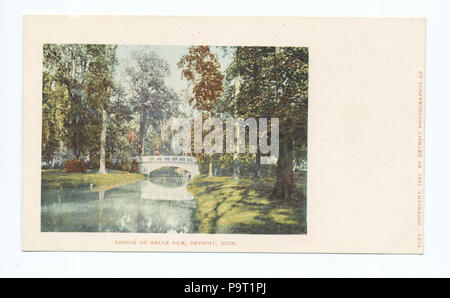 246 Pont sur Belle Isle, Detroit, Michigan (NYPL b12647398-62227) Banque D'Images