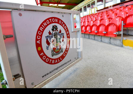 Une vue de l'élève à la Wham, stade à Accrington Stanley Banque D'Images