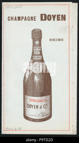 Le dîner (537) détenus par CIE GLE TRANSATLANTIQUE (SS) à LA CHAMPAGNE (SS ;) (NYPL Hadès-272473-475441) Banque D'Images