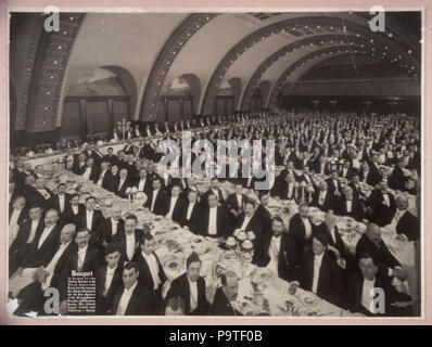 181 banquet en l'honneur de la visite de prélats au premier congrès catholique américain, Sir Charles Fitzpatrick et les nouveaux membres du Quatrième degré des Chevaliers de Colomb, dimanche, 15 novembre, RCAC2007663959 Banque D'Images