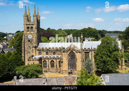 Tideswell to église dans le village Derbyshire Banque D'Images