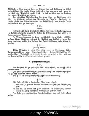 408 014 119 1903 Reichsgesetzblatt Deutsches Banque D'Images