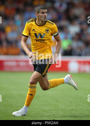 Wolverhampton Wandererss' Conor Coady lors d'un match amical d'avant-saison au stade Banks's, Walsall. APPUYEZ SUR ASSOCIATION photo. Date de la photo: Jeudi 19 juillet 2018. Le crédit photo devrait se lire comme suit : Nick Potts/PA Wire. Aucune utilisation avec des fichiers audio, vidéo, données, listes de présentoirs, logos de clubs/ligue ou services « en direct » non autorisés. Utilisation en ligne limitée à 75 images, pas d'émulation vidéo. Aucune utilisation dans les Paris, les jeux ou les publications de club/ligue/joueur unique. Banque D'Images