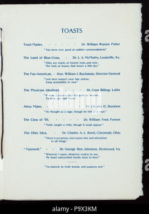 43 25ÈME RÉUNION ANNUELLE DE &AMP ; BANQUET (détenues par l'ASSOCIATION DES ANCIENS) - UNIVERSITÉ DE BUFFALO (at) IROQUOIS (Hotel) (NYPL)-273643-4000009420 Hades Banque D'Images