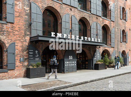 Bâtiment d'Empire Stores dans DUMBO, Brooklyn, New York City, USA Banque D'Images