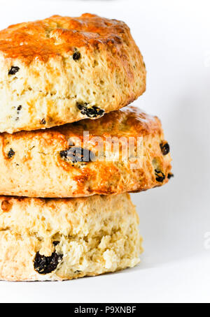 Des scones fraîchement cuits au four Banque D'Images