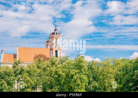 Église de St Philippe et St Jacques, Vilnius, Lituanie Banque D'Images