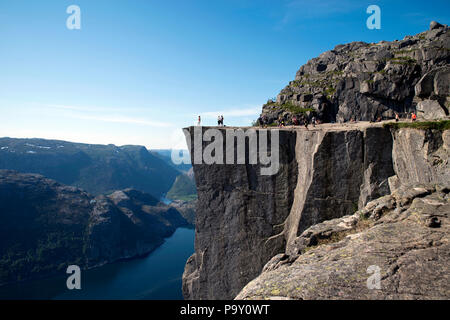 Preikestolen (Pulpit Rock) Banque D'Images