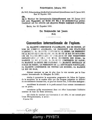 511 001 0006 Reichsgesetzblatt 1921 Deutsches Banque D'Images