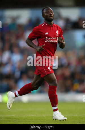 Naby Keita de Liverpool au cours d'un pré saison friendly match à Ewood Park, Blackburn. Banque D'Images