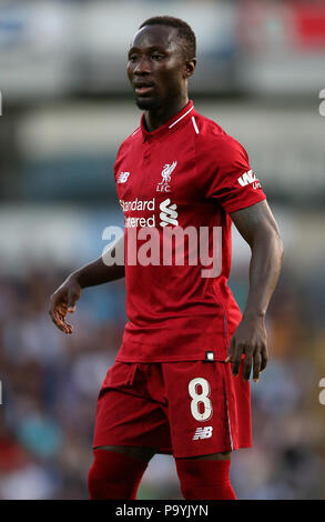 Naby Keita de Liverpool au cours d'un pré saison friendly match à Ewood Park, Blackburn. Banque D'Images