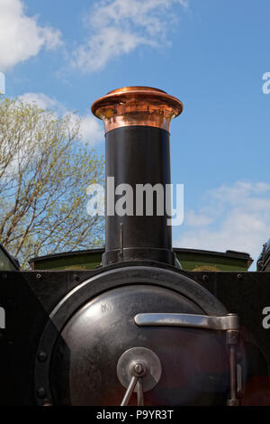 La vallée de fer de Rheidol (MCG) Rheilffordd Rheidol, Aberystwyth, Pays de Galles. - Llywelwyn Locomotive No 8, construit en 1923 à Swindon Banque D'Images