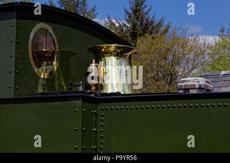 La vallée de fer de Rheidol (MCG) Rheilffordd Rheidol, Aberystwyth, Pays de Galles. - Llywelwyn Locomotive No 8, construit en 1923 à Swindon Banque D'Images