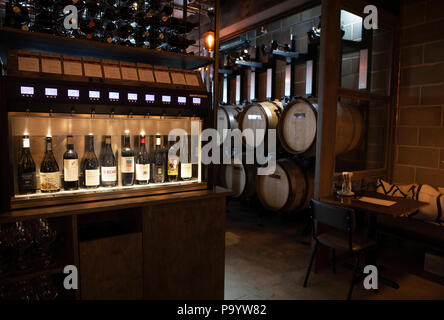 Vagabond Vins Vins bar & restaurant à Battersea Banque D'Images